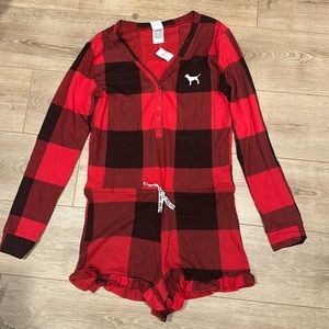 VS PINK PAJAMA ROMPER